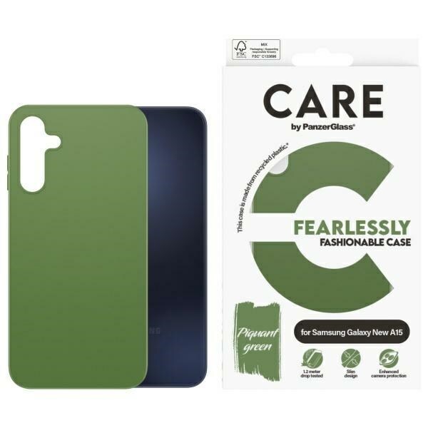 CARE by PanzerGlass Moteveske for Samsung Galaxy A16 / A16 5G - Grønn