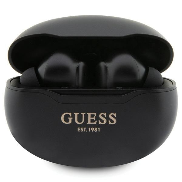 Guess GUTWST50EK TWS Bluetooth-hodetelefoner + dokkingstasjon - svart Classic EST