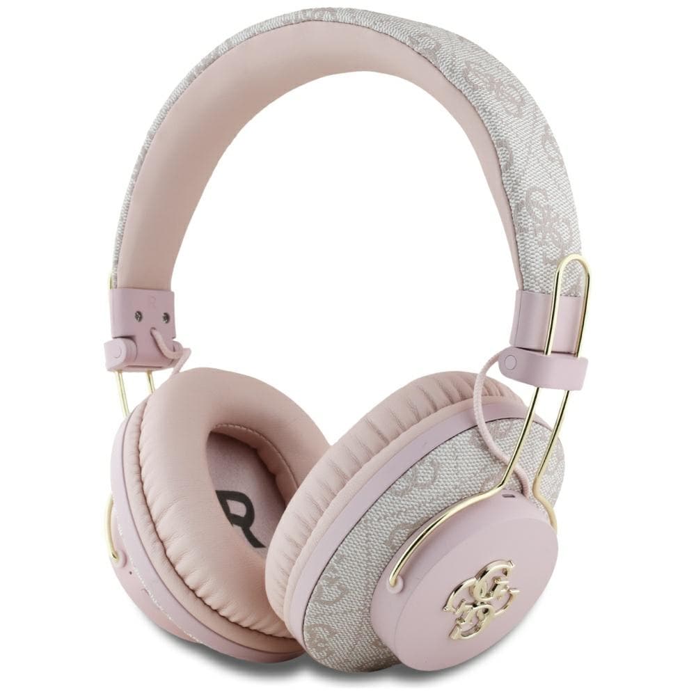 Guess ENC Metall 4G Logo On-Ear-hodetelefoner - Rosa