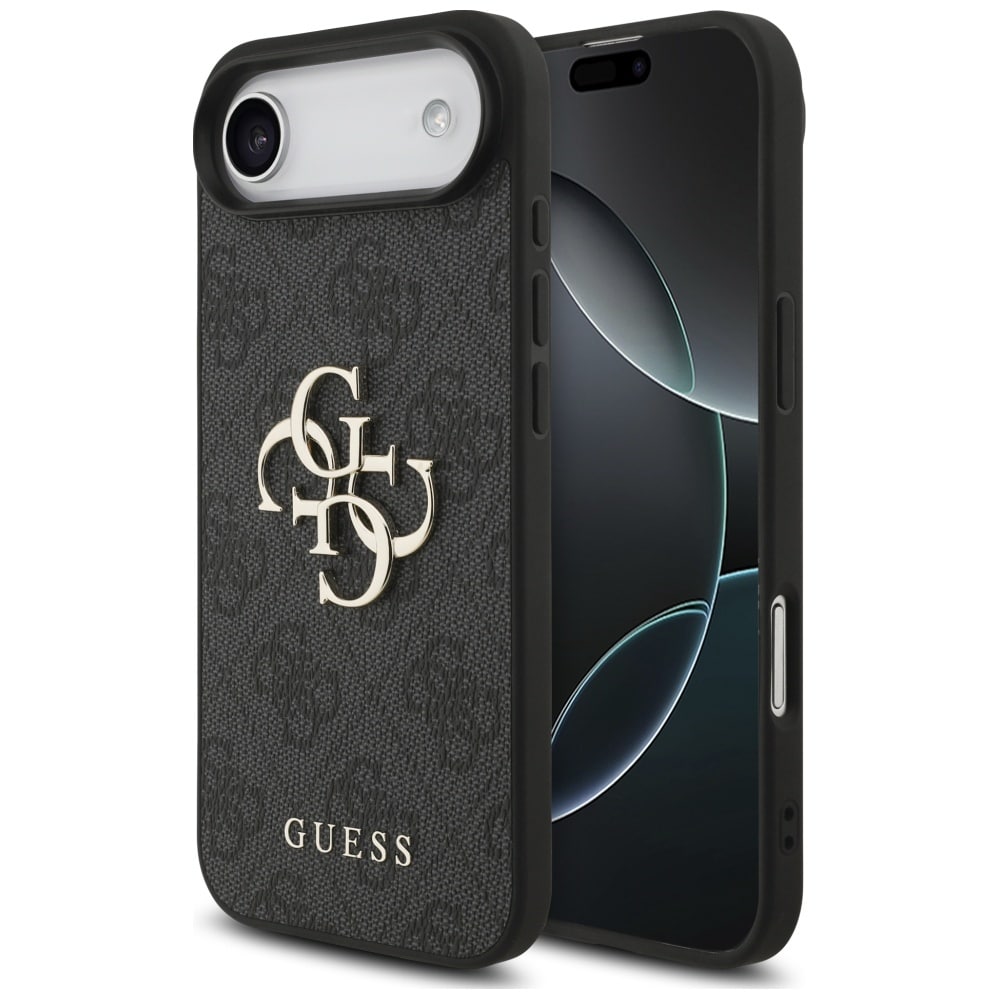 Guess 4G Big Logo-etui for iPhone 17 Air - svart