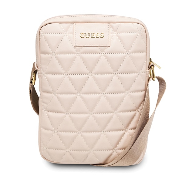 Guess Veske GUTB10QLPK 10" rosa/rosa vattert nettbrettveske