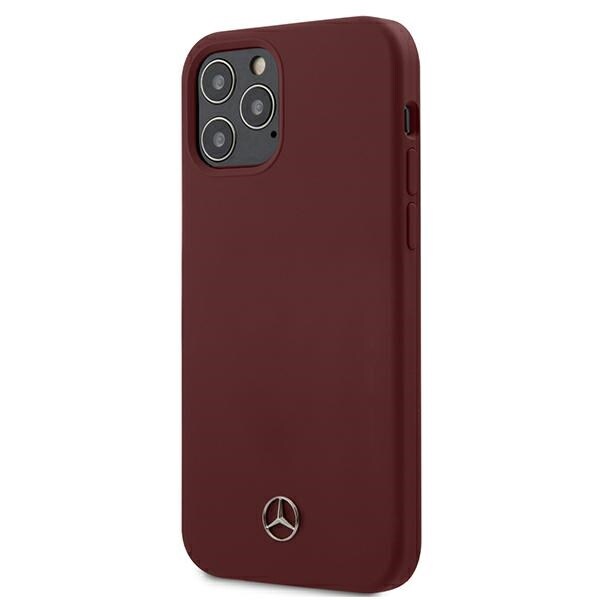 Mercedes Silikonetui for iPhone 12 / iPhone 12 Pro - Rød