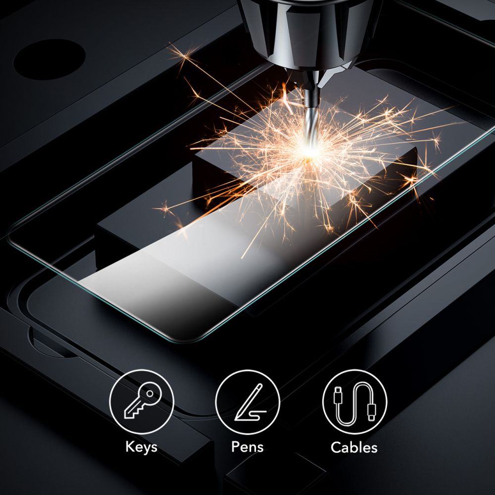 ESR herdet glass 2-pakning for Samsung Galaxy S25 Ultra - gjennomsiktig