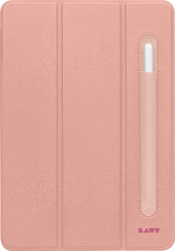 LAUT Huex Folio-etui med Apple blyantholder for iPad 10,2" 7/8/9 - Rosa