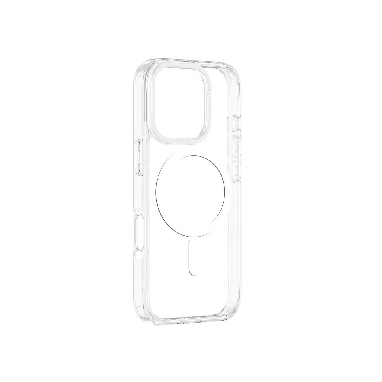 AmazingThing Minimal Mag-etui med magnetisk ring for iPhone 16 Pro - gjennomsiktig