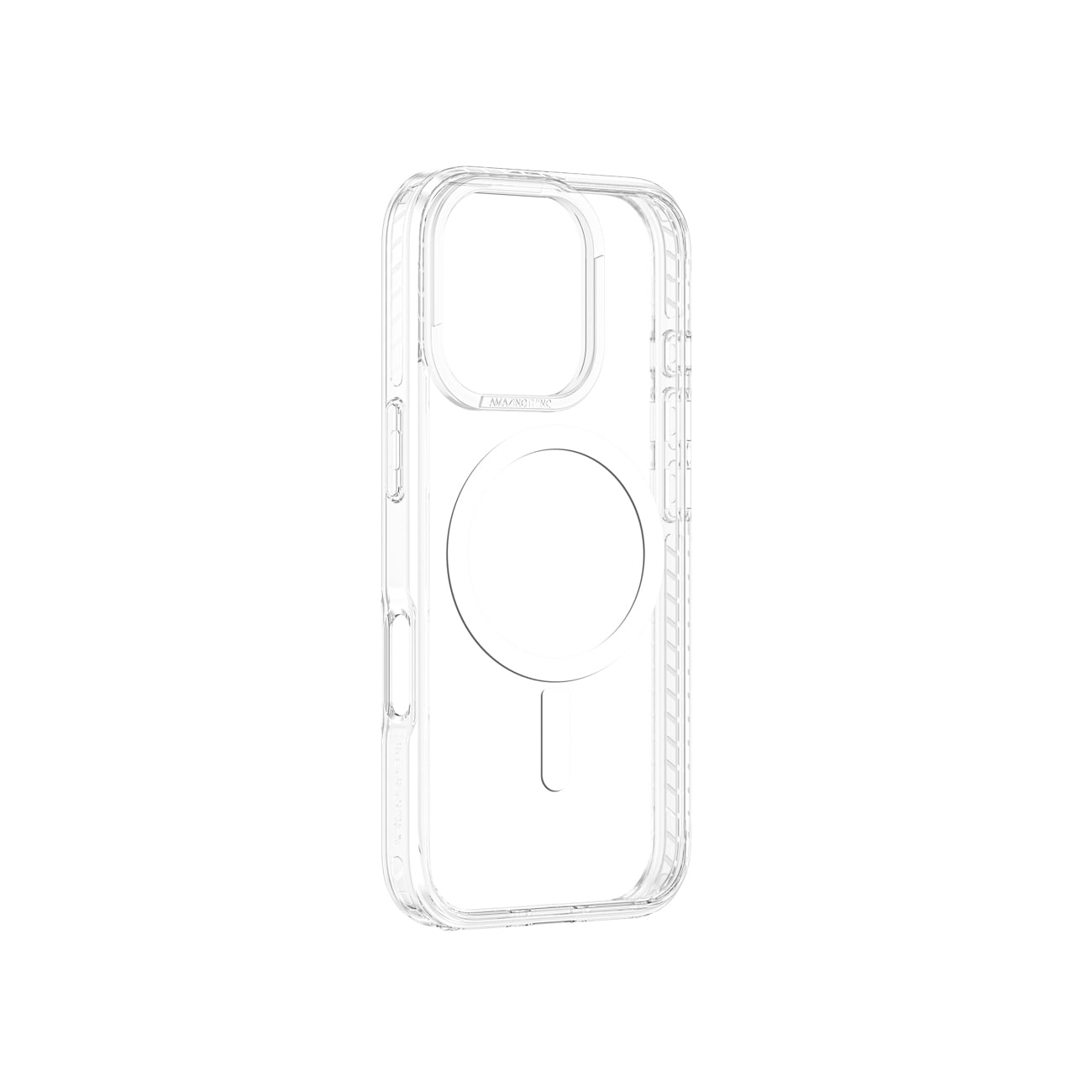 AmazingThing Titan Pro Mag-etui med magnetisk ring for iPhone 16 Pro - gjennomsiktig