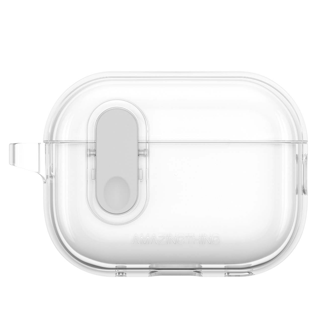 AmazingThing Minimal-etui for AirPods Pro 2 Silikonetui - gjennomsiktig