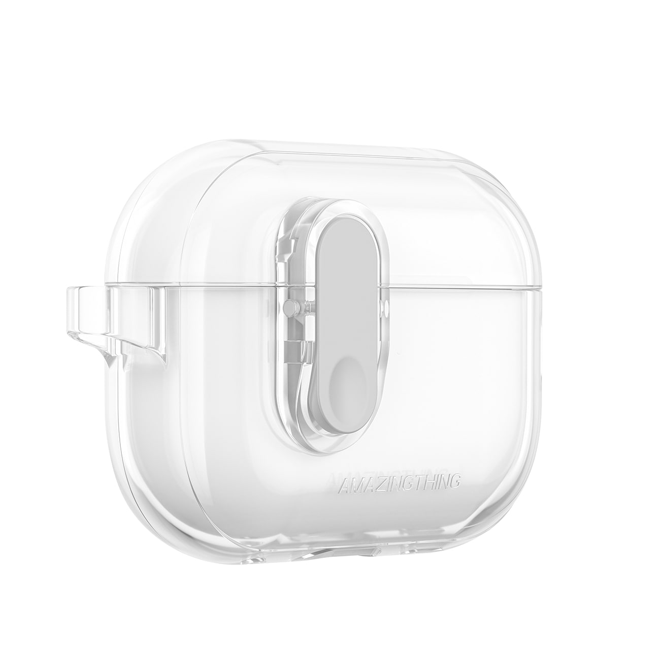 AmazingThing Minimal-etui for AirPods Pro 2 Silikonetui - gjennomsiktig