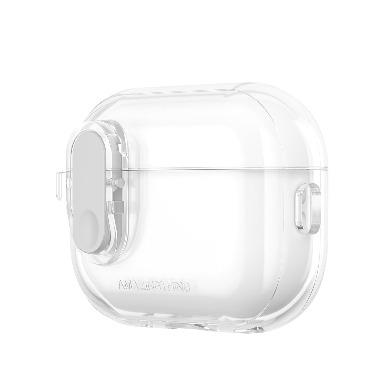 AmazingThing Minimal-etui for AirPods Pro 2 Silikonetui - gjennomsiktig