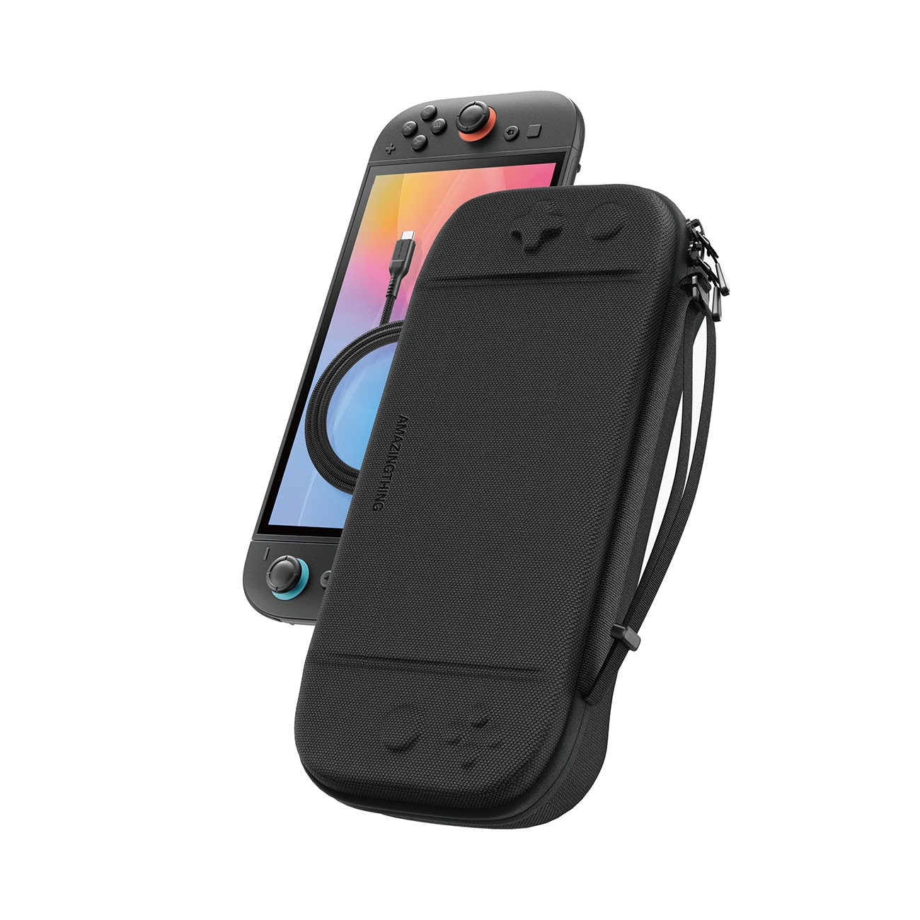 AmazingThing PlayShield EDC beskyttelsesveske for Nintendo Switch 2 - Svart