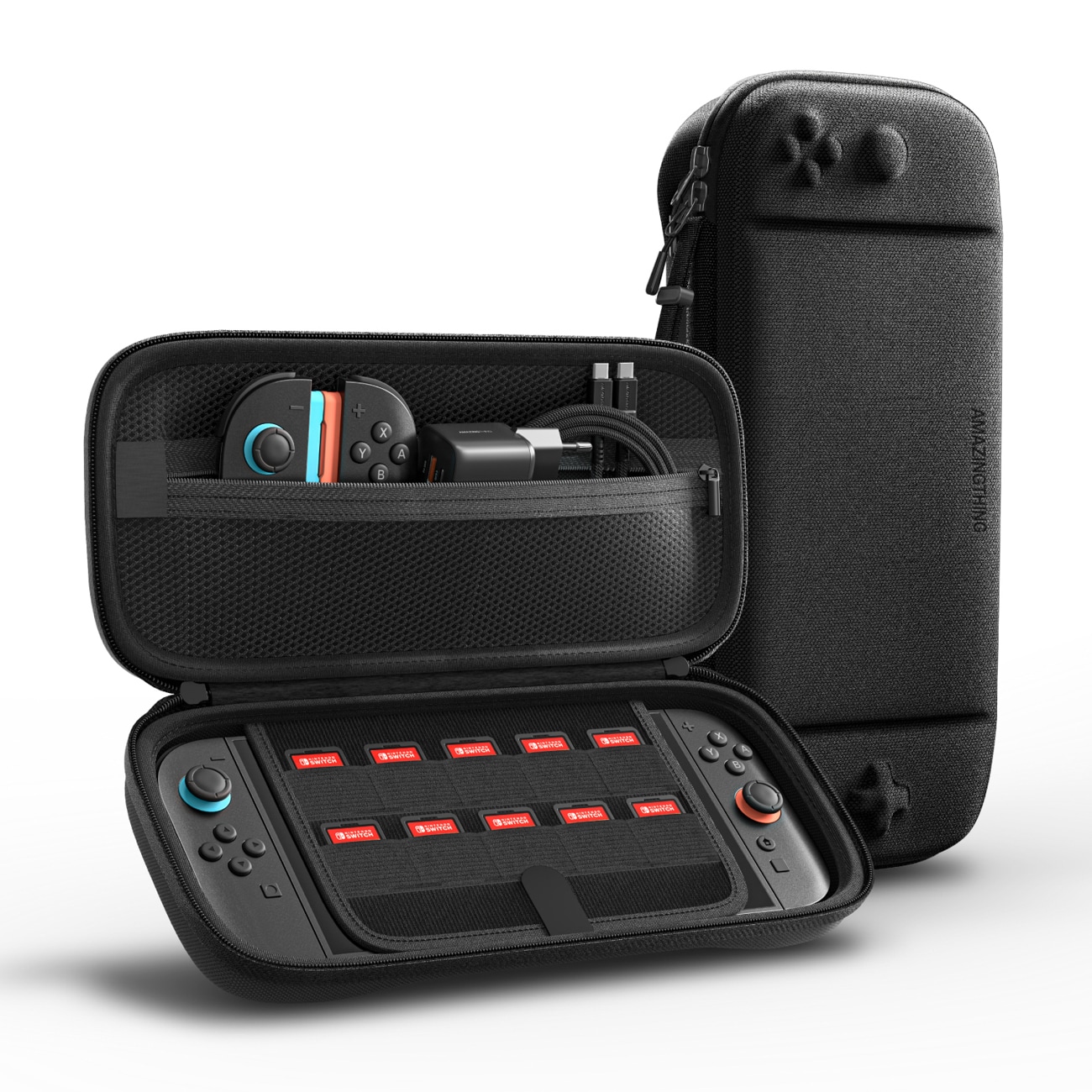 AmazingThing PlayShield EDC beskyttelsesveske for Nintendo Switch 2 - Svart