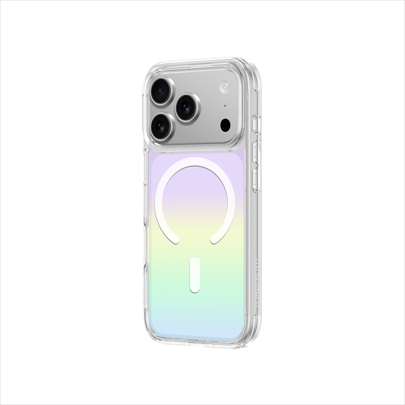 AmazingThing Minimal Mag-etui for iPhone 17 Pro kompatibel med MagSafe regnbue - flerfarget