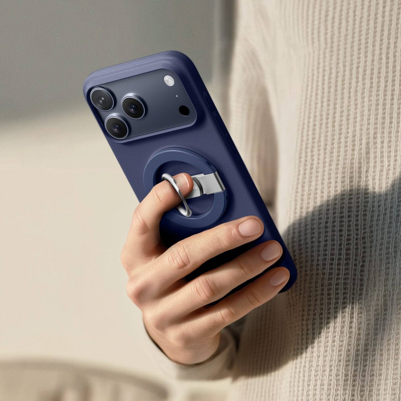 AmazingThing Minimal Air Case for iPhone 17 Pro Max Kompatibel med MagSafe - Blå