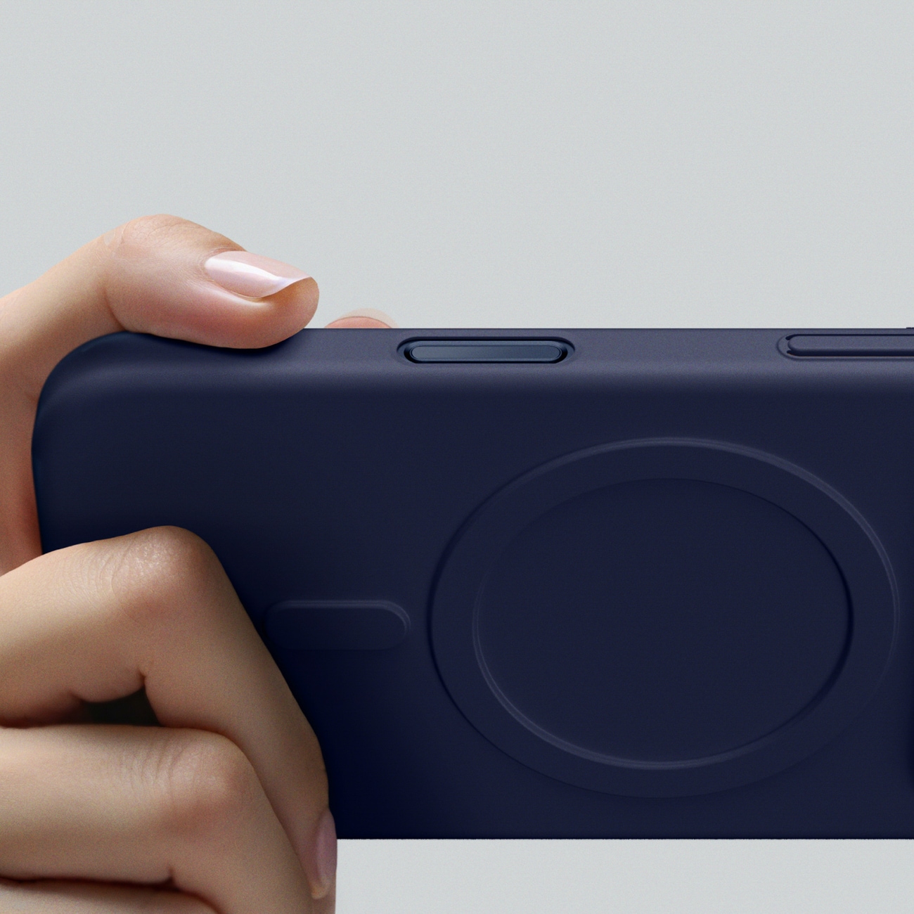 AmazingThing Minimal Air Case for iPhone 17 Pro Max Kompatibel med MagSafe - Blå