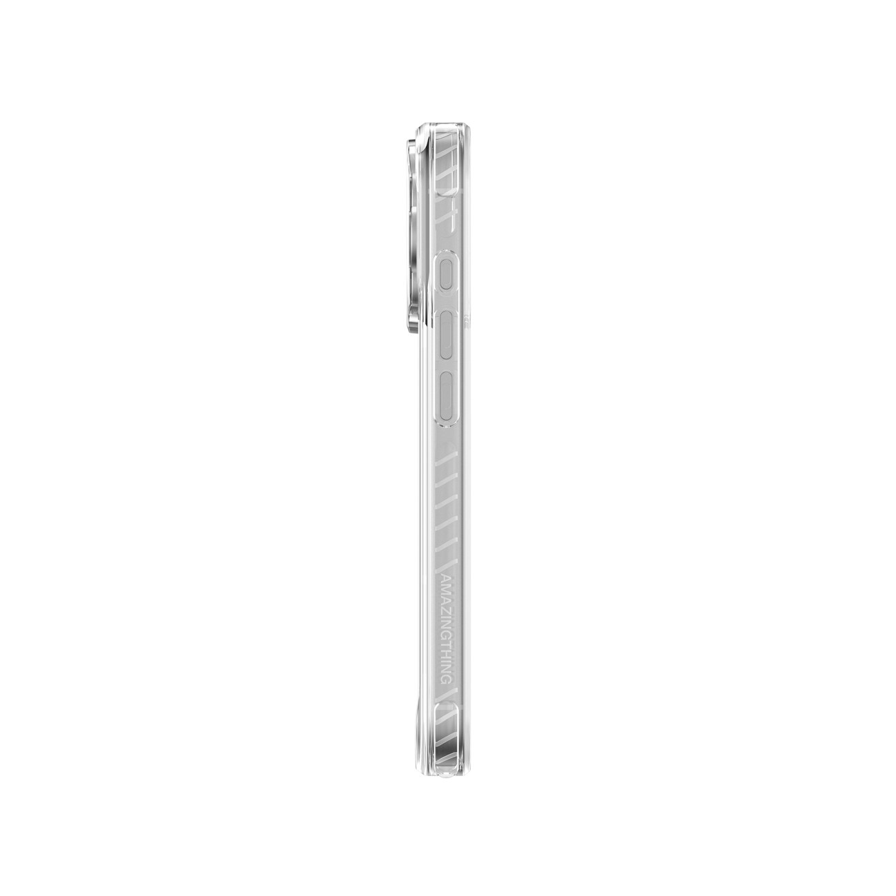 AmazingThing Titan Pro-etui for iPhone 17 Pro MagSafe-kompatibel - gjennomsiktig