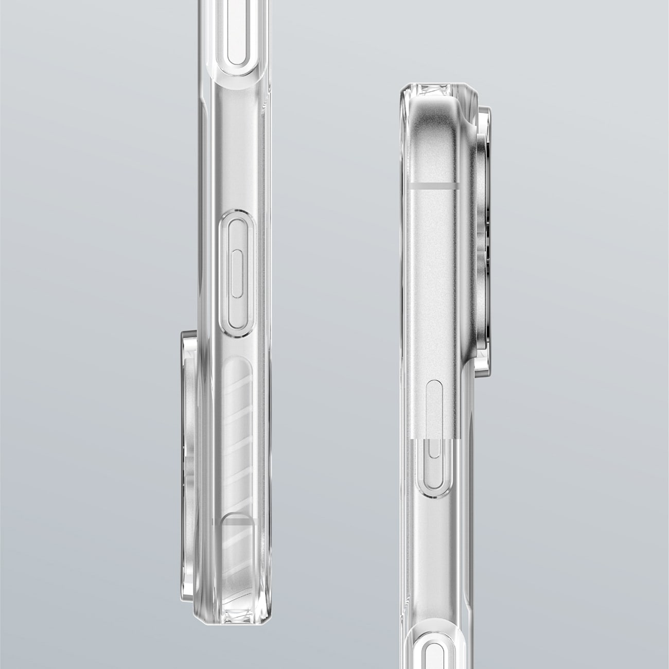 AmazingThing Titan Pro-etui for iPhone 17 Pro MagSafe-kompatibel - gjennomsiktig