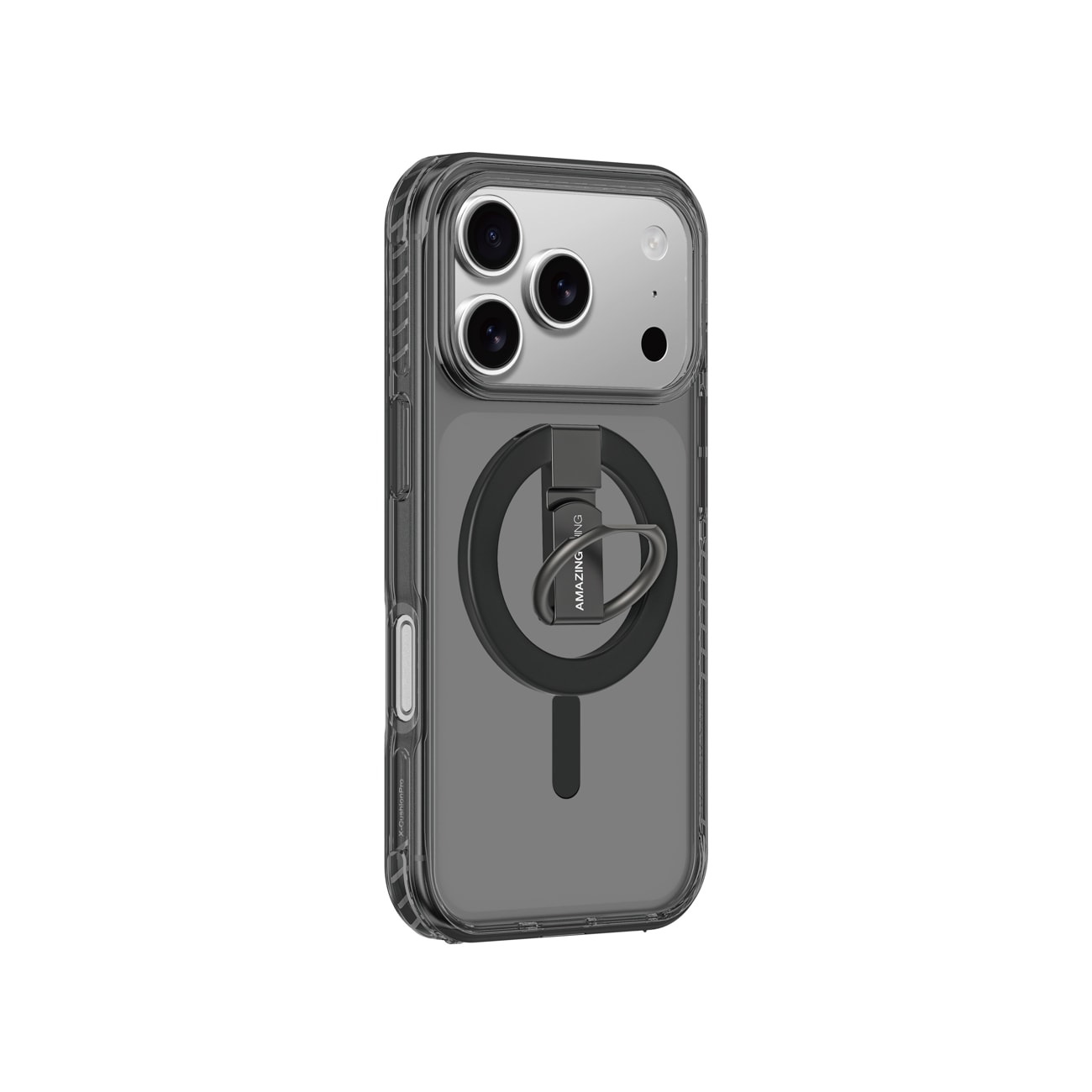 AmazingThing Titan Pro Grip Ring Set-etui for iPhone 17 Pro Max Kompatibel med MagSafe - Svart