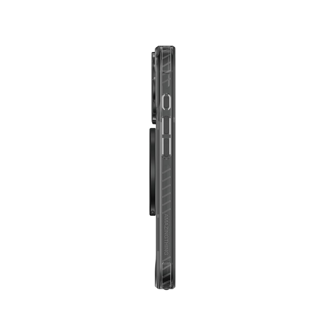 AmazingThing Titan Pro Grip Ring Set-etui for iPhone 17 Pro Max Kompatibel med MagSafe - Svart