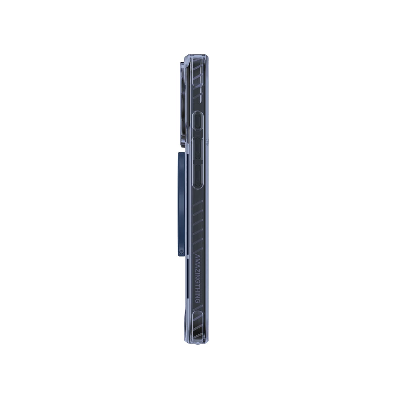 AmazingThing Titan Pro Grip Ring Set-etui for iPhone 17 Pro Max Kompatibel med MagSafe - Blå