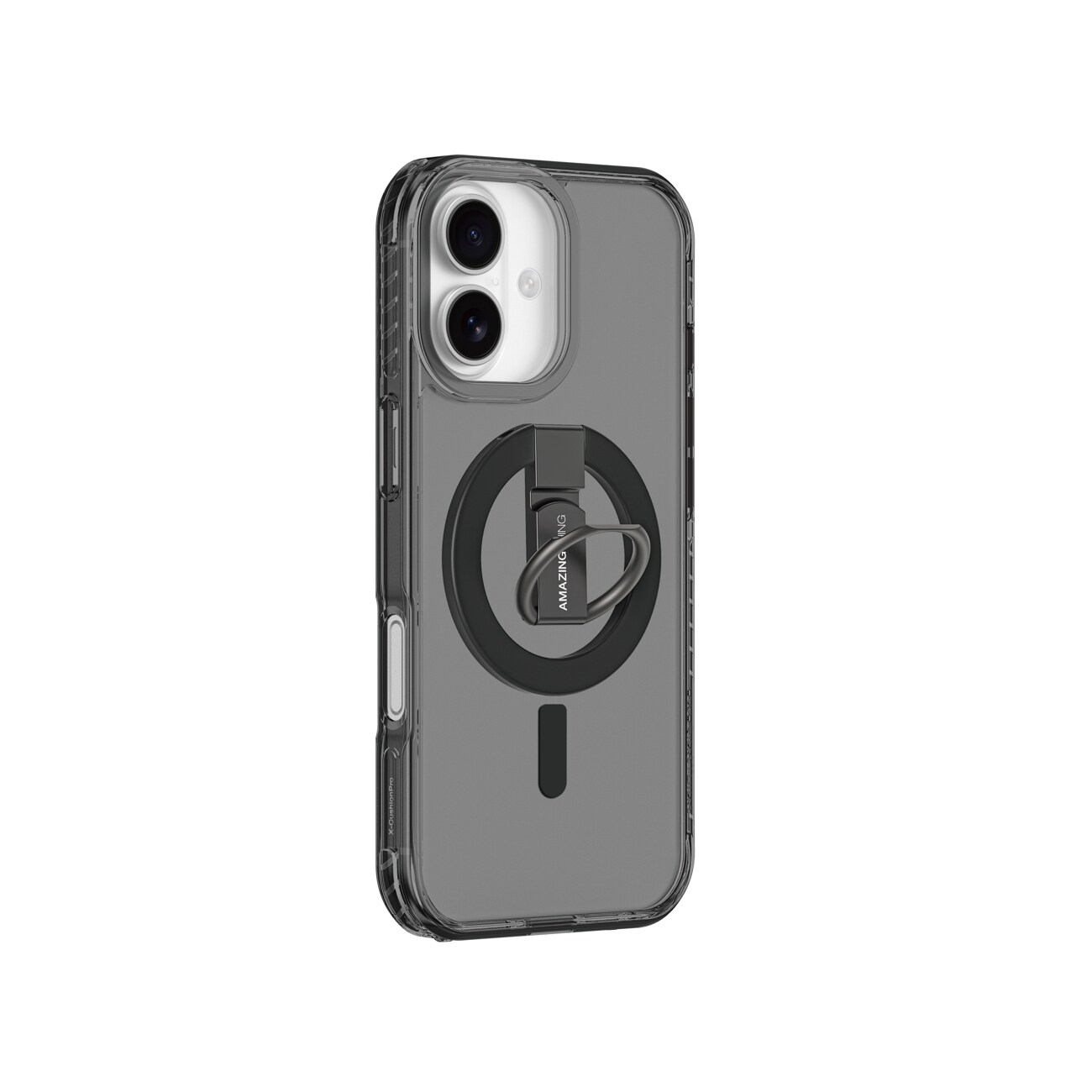 AmazingThing Titan Pro Grip Ring Set-etui for iPhone 17 Kompatibel med MagSafe - Svart