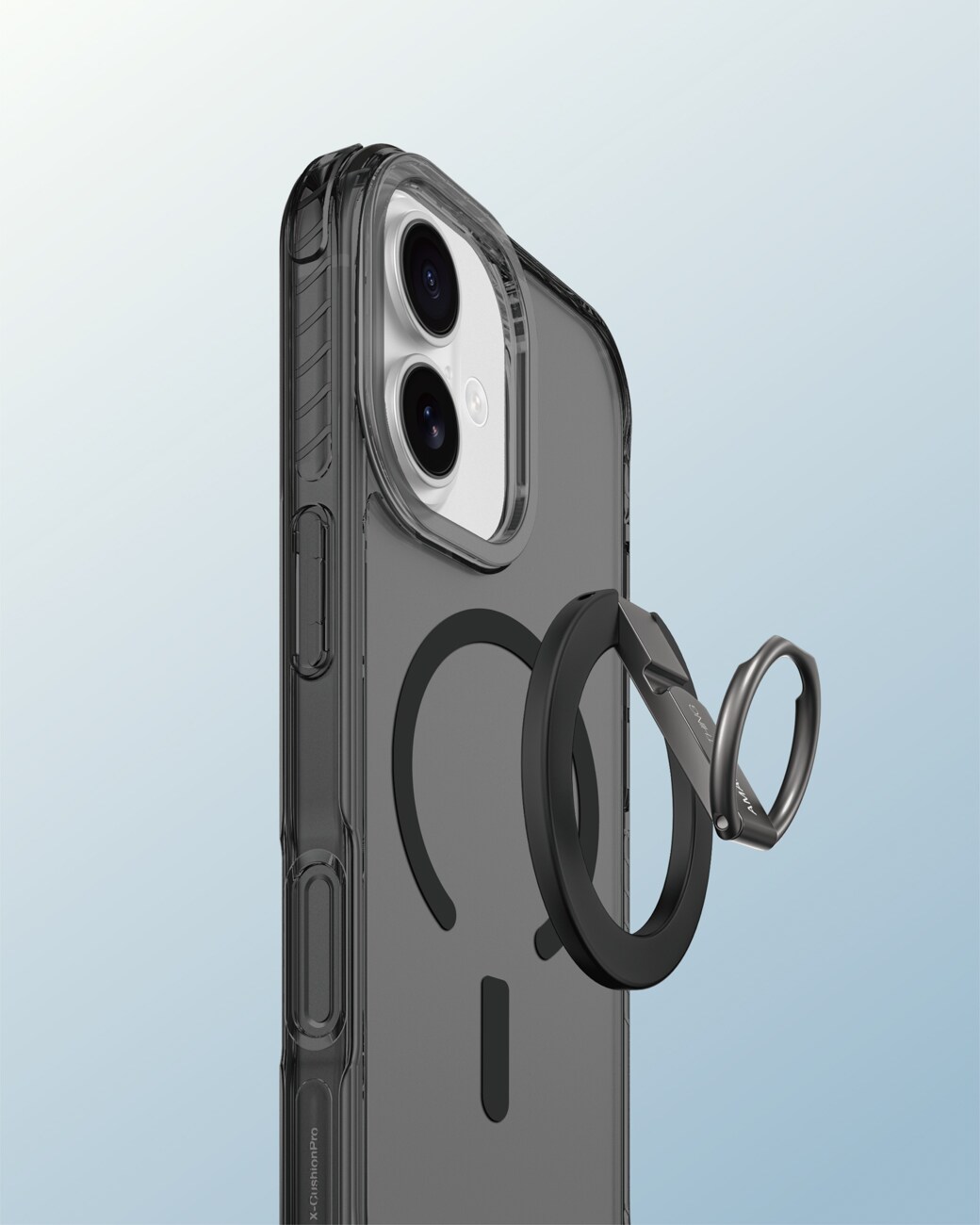 AmazingThing Titan Pro Grip Ring Set-etui for iPhone 17 Kompatibel med MagSafe - Svart