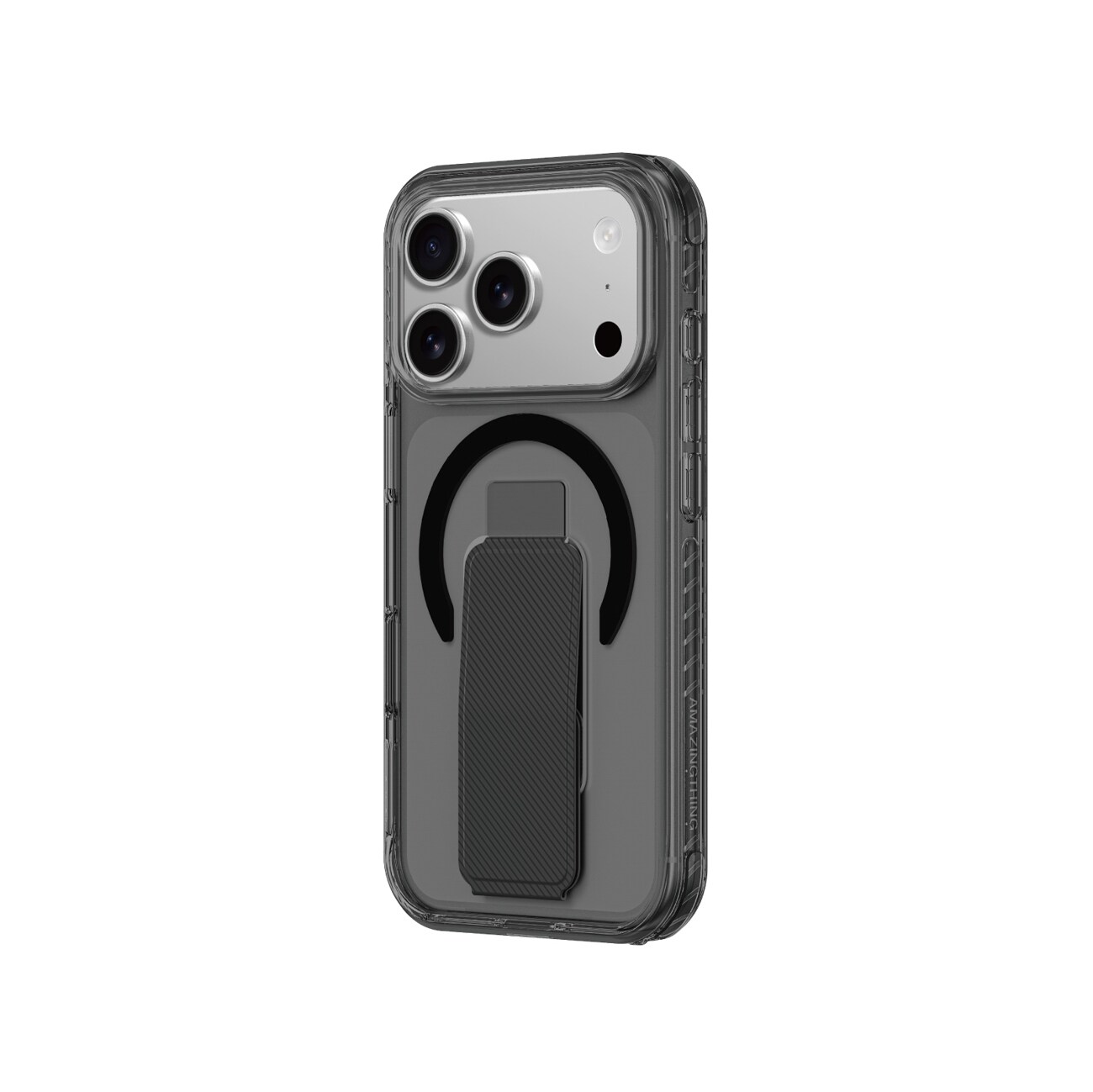 AmazingThing Titan Pro Holder-etui for iPhone 17 Pro Max Kompatibel med MagSafe - Svart