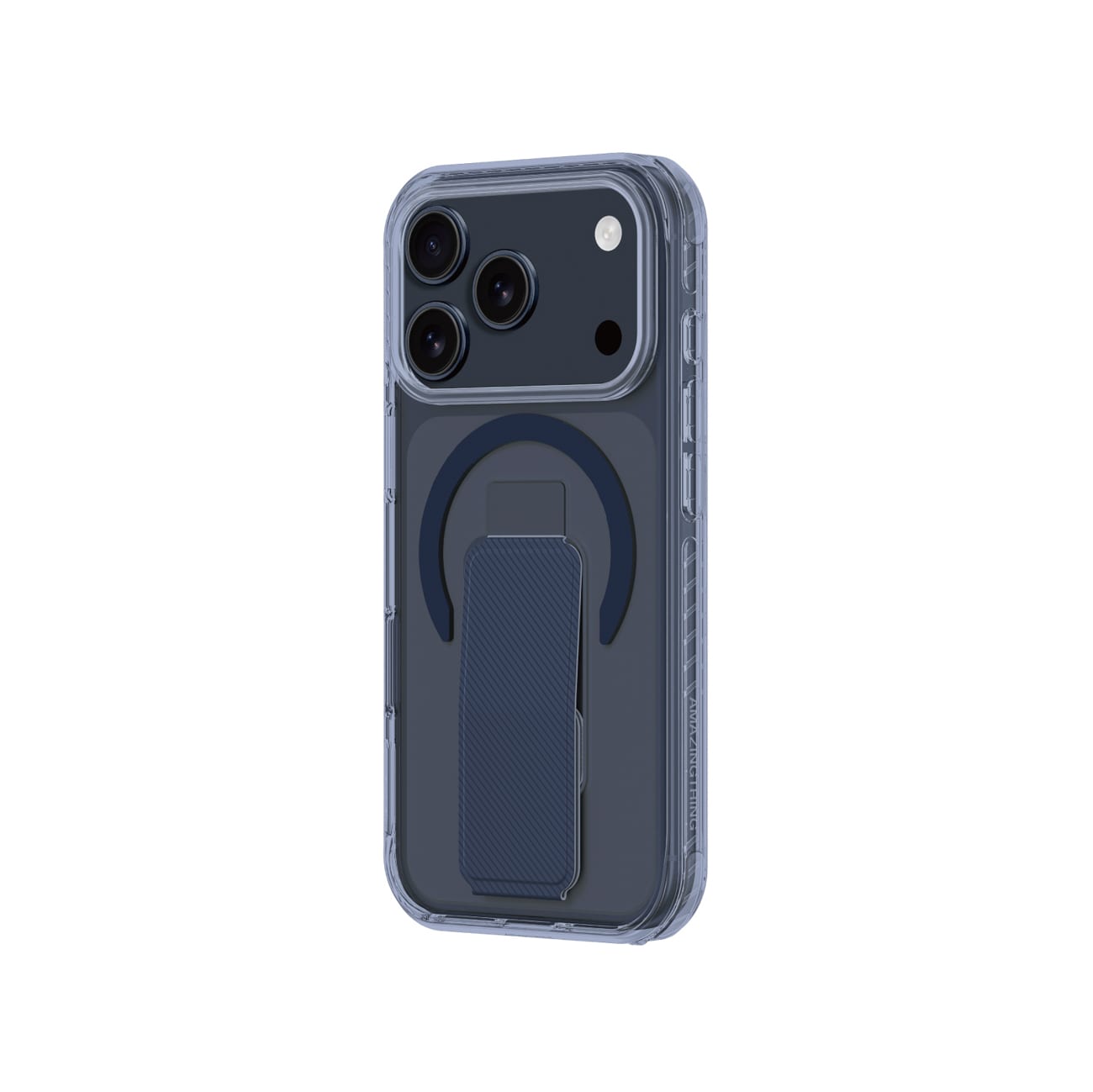 AmazingThing Titan Pro Holder-etui for iPhone 17 Pro Max Kompatibel med MagSafe - Blå