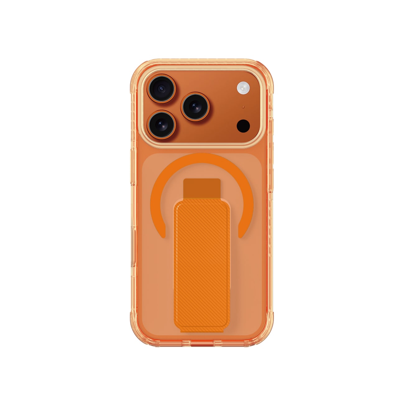 AmazingThing Titan Pro Holder-etui for iPhone 17 Pro kompatibel med MagSafe - oransje