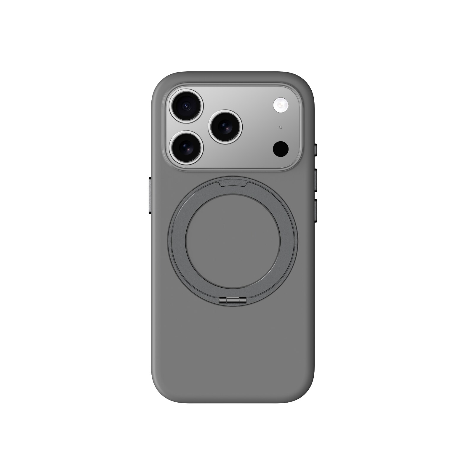 AmazingThing Cloudie iPhone 17 Pro-etui med stativ - grå