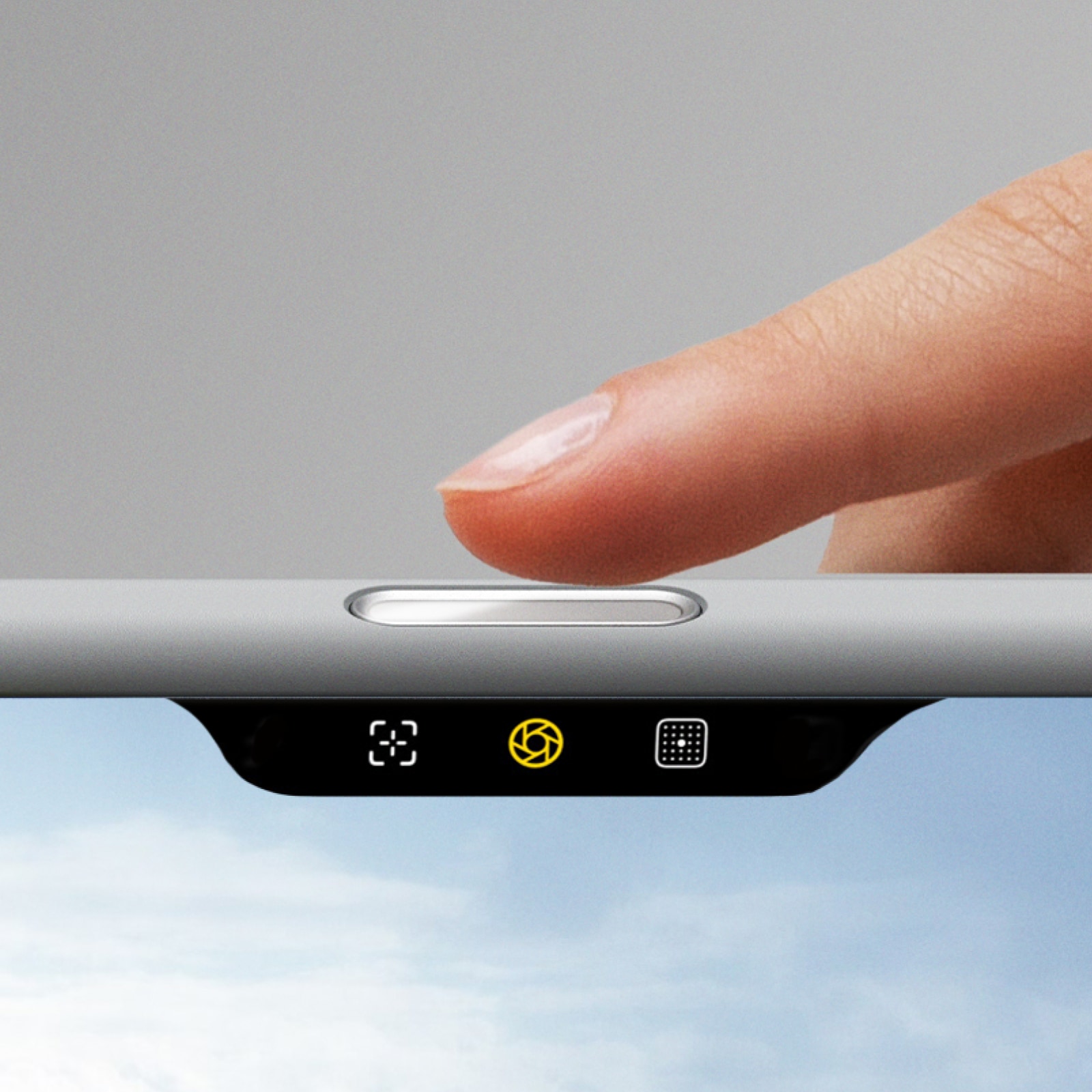 AmazingThing Cloudie iPhone 17 Pro-etui med stativ - grå