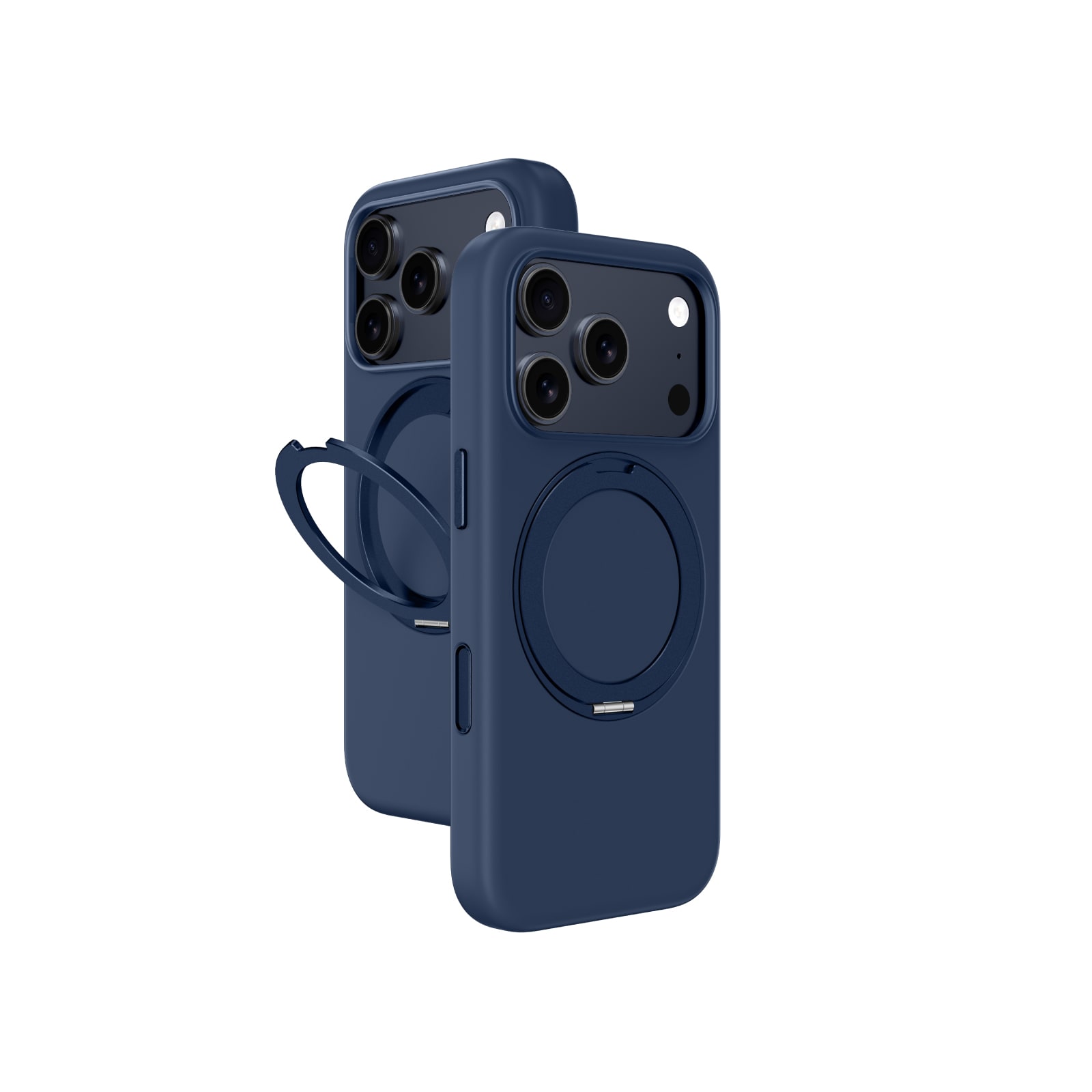 AmazingThing Cloudie iPhone 17 Pro Max-etui med stativ - blå