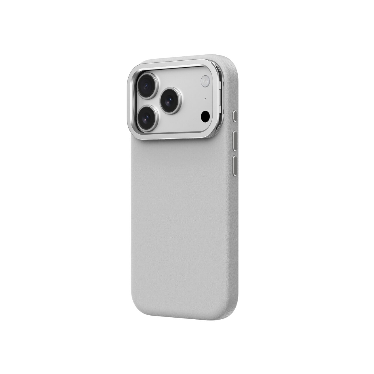 AmazingThing Glamour iPhone 17 Pro Max-etui med stativ - grå