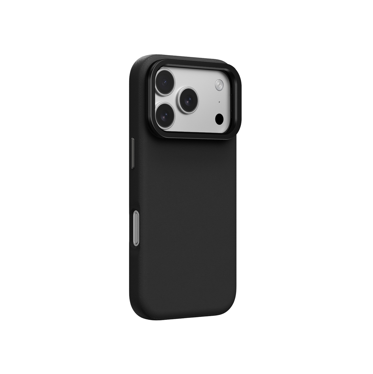 AmazingThing Glamour iPhone 17 Pro-etui med stativ - svart