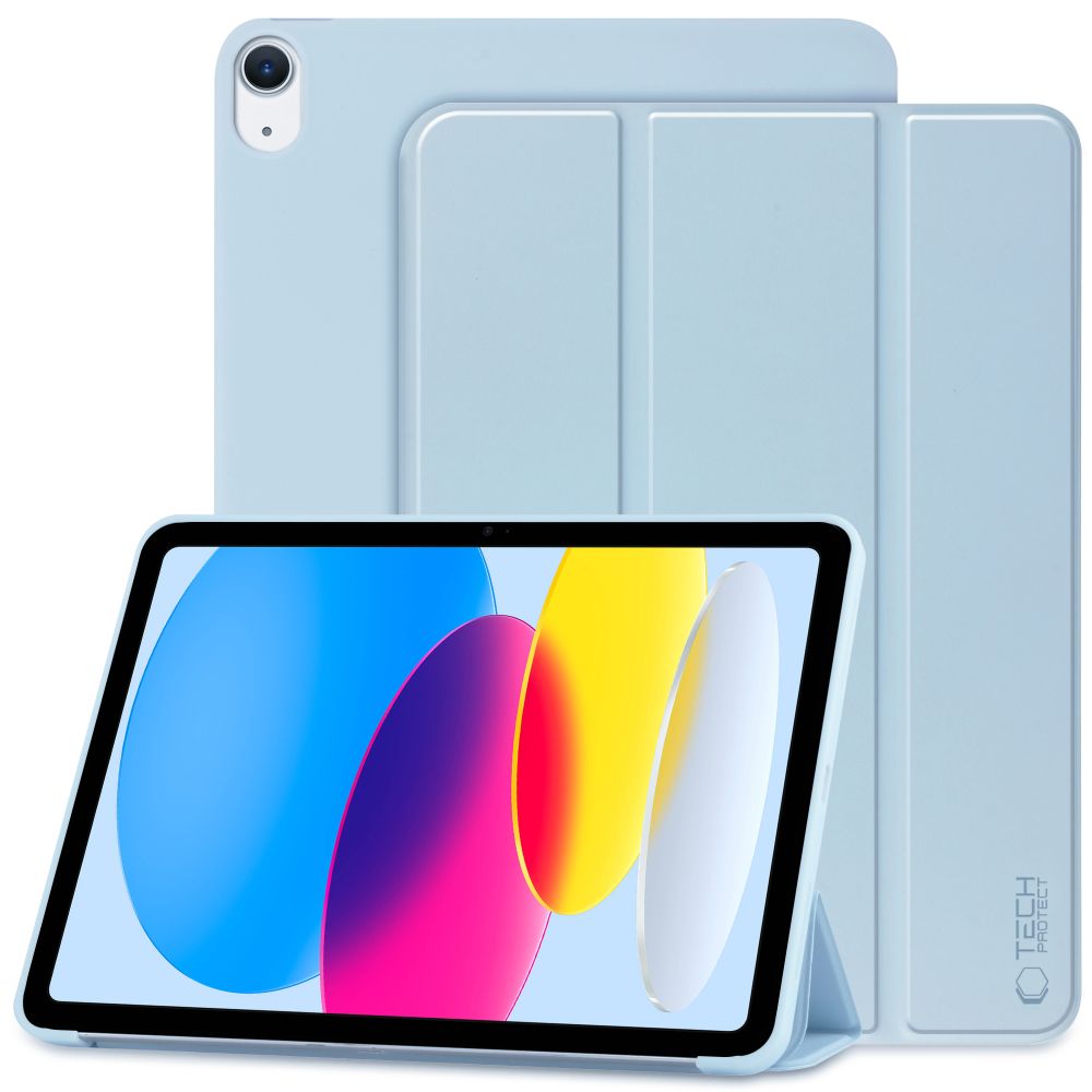 Tech-Protect SmartCase-etui for iPad 10,9" 2022 - lyseblå