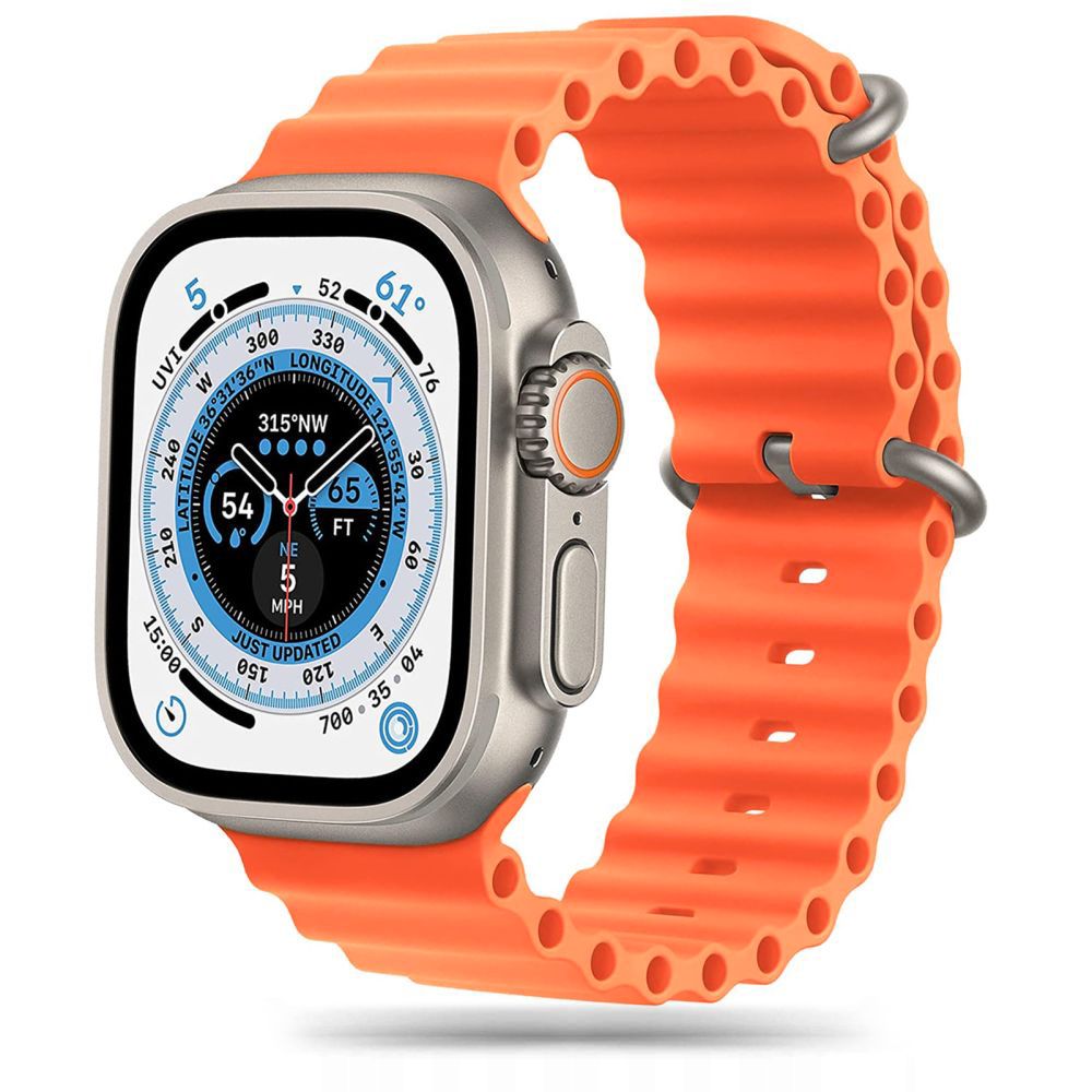 Tech-Protect IconBand Pro-rem for Apple Watch 4-9, SE, Ultra 1/2 (42/44/45/49 mm) - Oransje