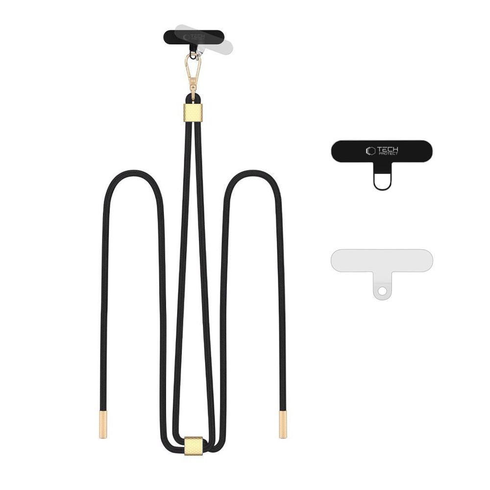 Tech-Protect C2S Rope Crossbody Strap Leash - svart