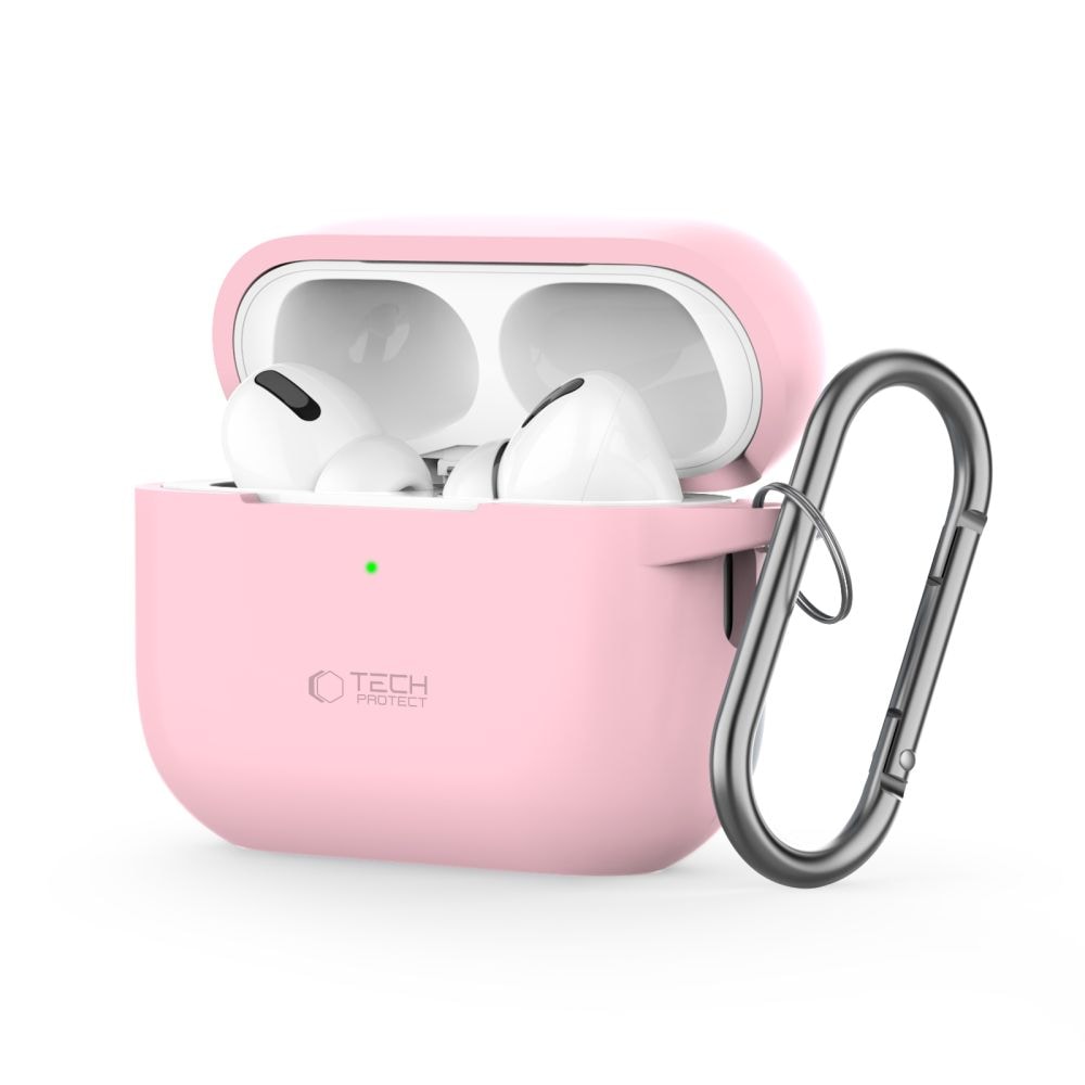 Tech-Protect silikonkroketui for Apple AirPods Pro 1 / 2 - Rosa