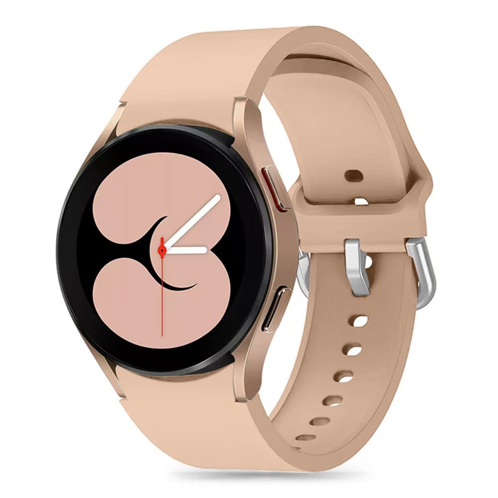 Tech-Protect silikonrem for Samsung Galaxy Watch 4 / 5 / 5 Pro / 6 / 7 / FE - Beige