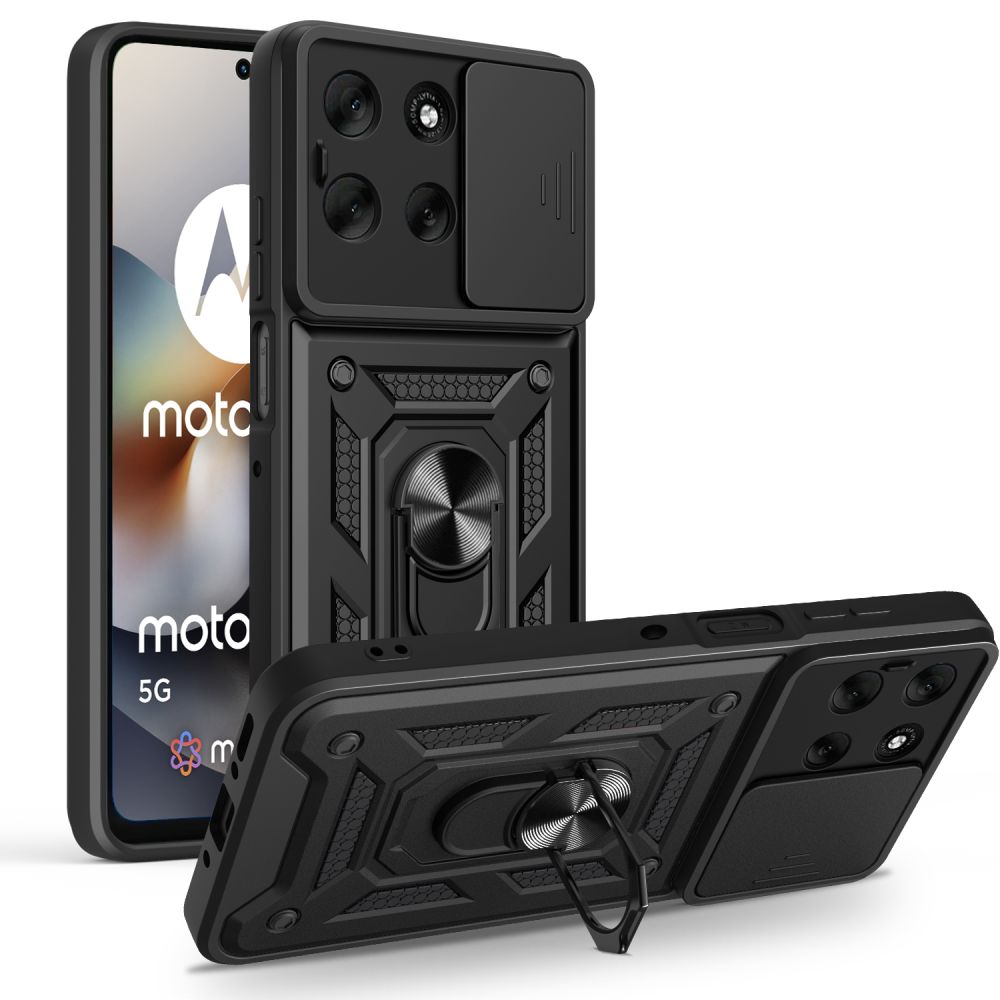 Tech-Protect CamShield Pro-etui for Motorola Moto G56 5G - Svart