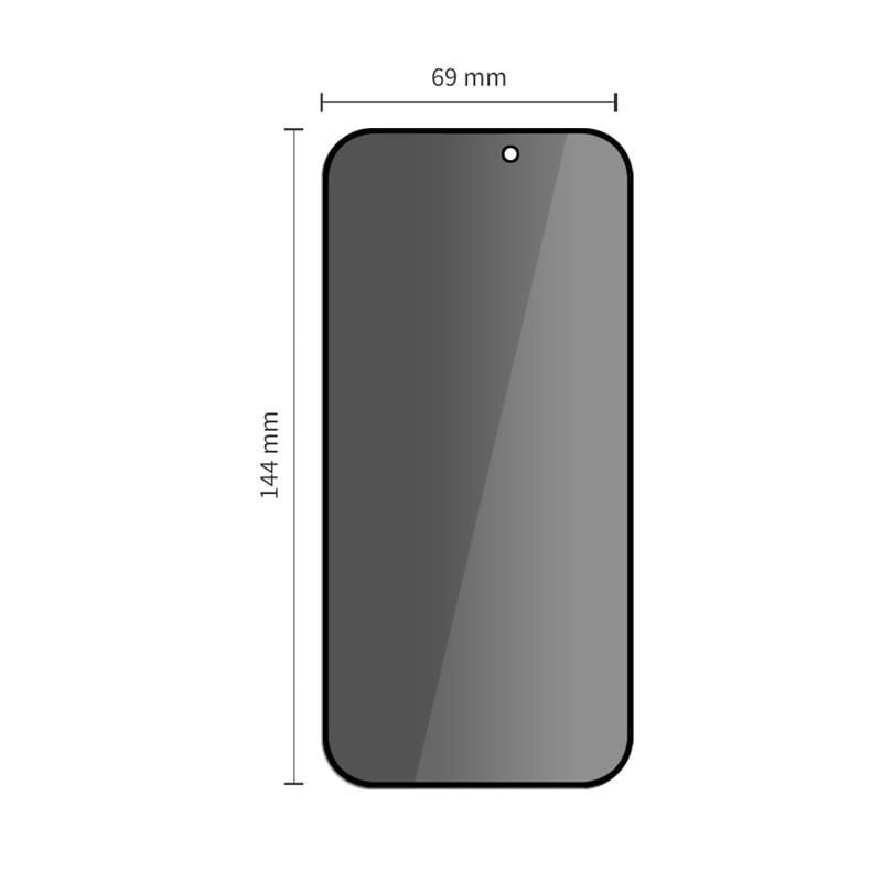 Tech-Protect Quick Set Spy+ Privacy Glass 2-pakning for iPhone 14 Pro