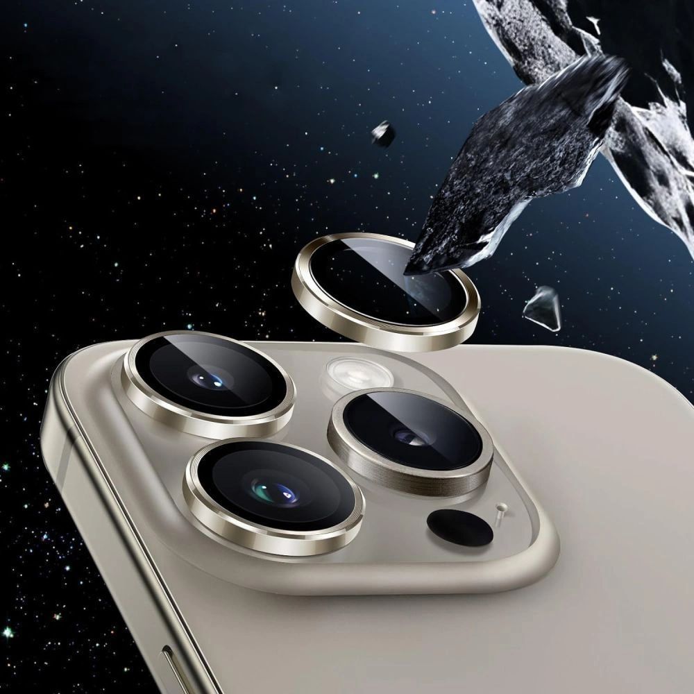 Tech-Protect Camring Fit+ kameradeksel for iPhone 14/15/16/17 Pro/Max - Svart