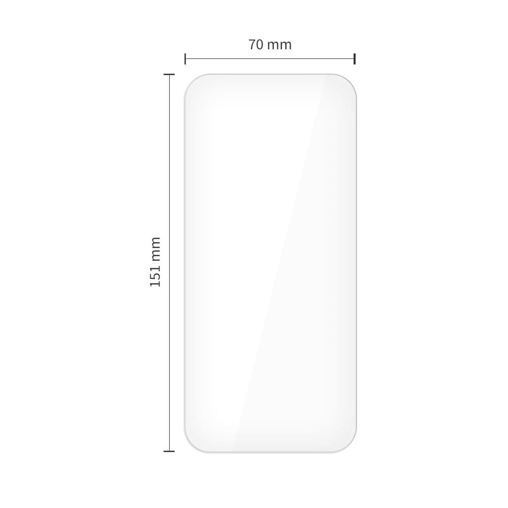 Tech-Protect Glass Fit+ 2-pakning herdet glass til iPhone 17 Air - gjennomsiktig