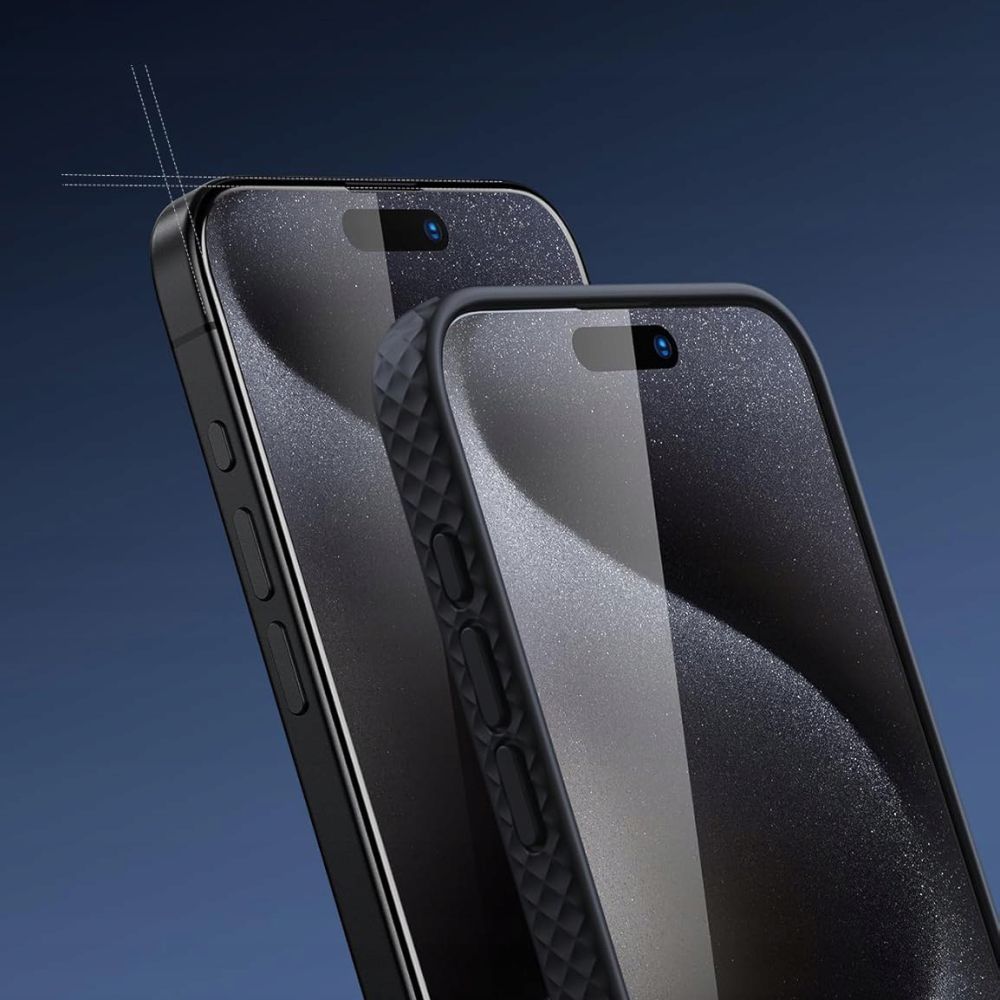 Tech-Protect Glass Fit+ 2-pakning herdet glass til iPhone 17 Air - gjennomsiktig