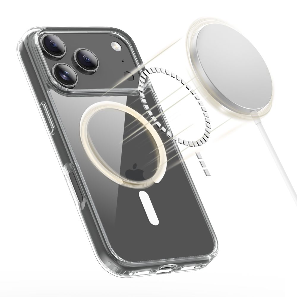 Tech-Protect FlexAir Hybrid MagSafe-etui for iPhone 17 Pro - Klar