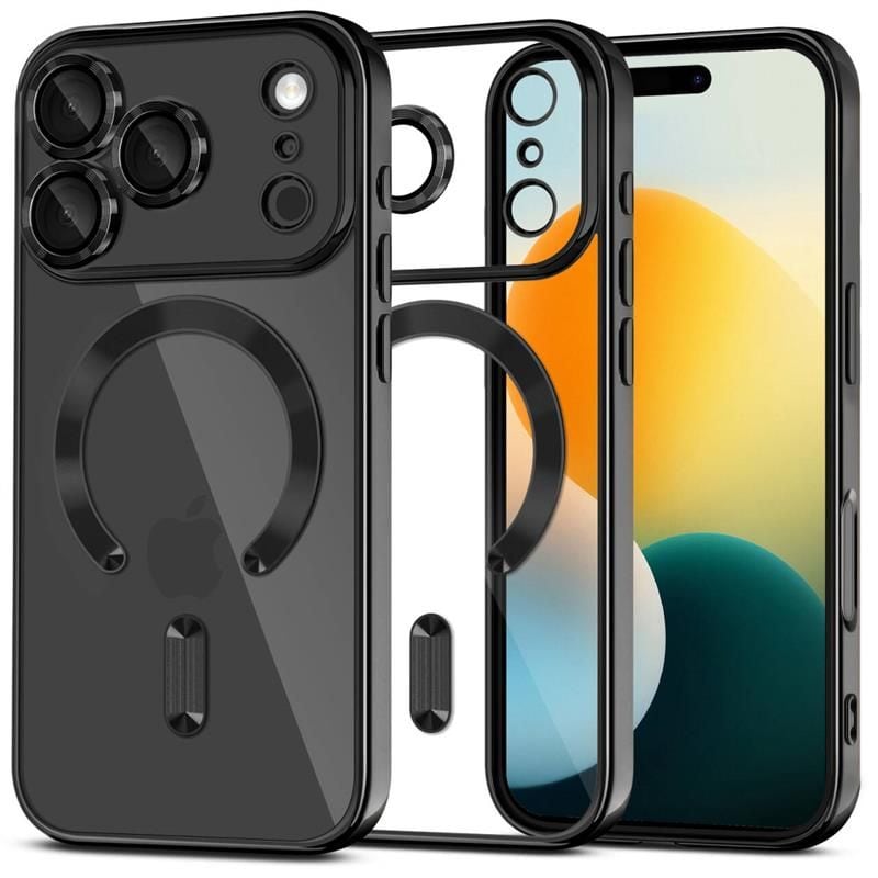 Tech-Protect MagFlex MagSafe-etui for iPhone 17 Pro - klar svart