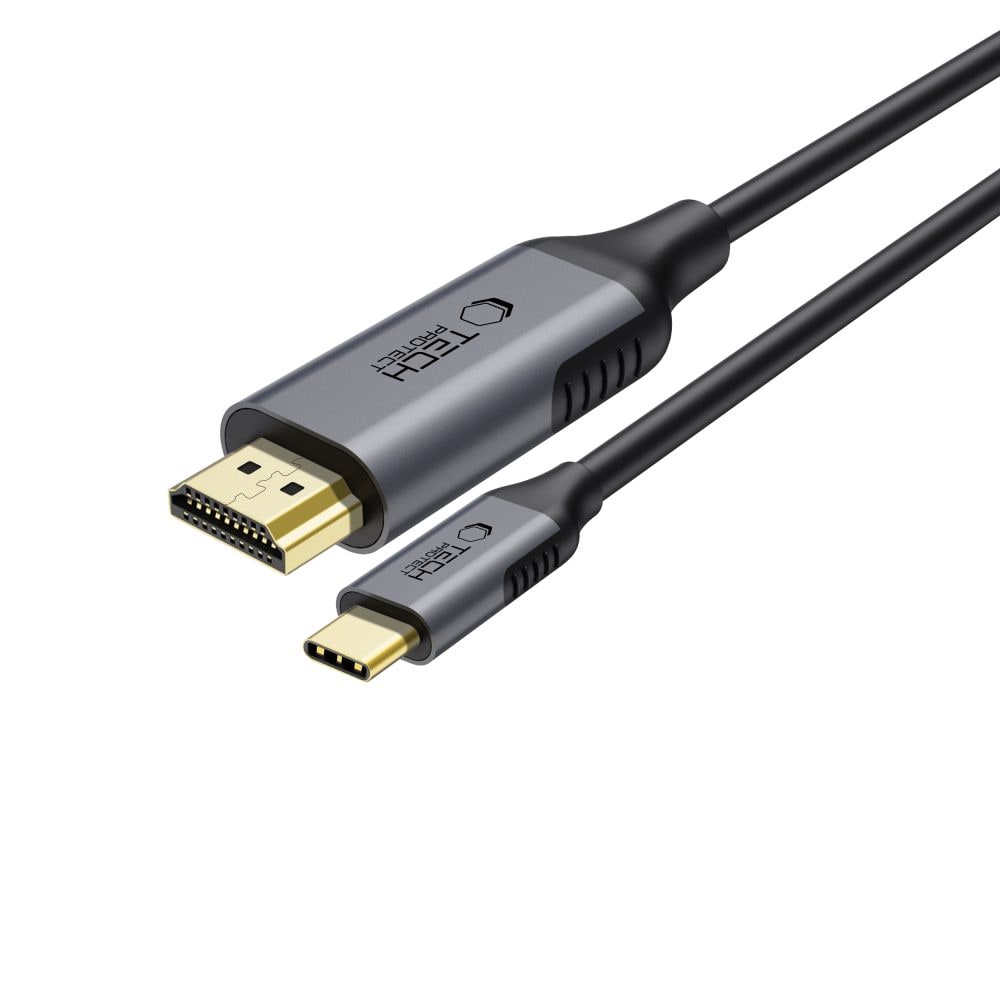 Tech-Protect UltraBoost USB-C / HDMI-kabel 60 Hz 180 cm - svart