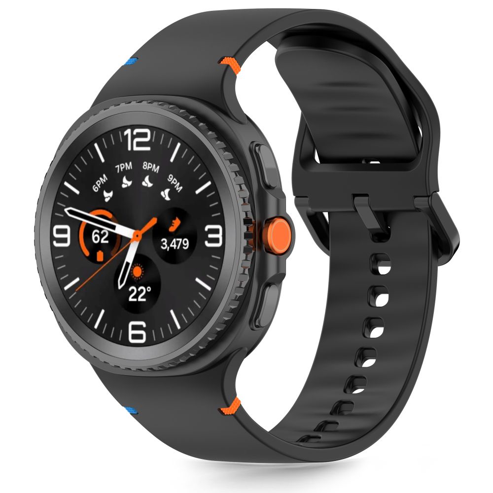 Tech-Protect silikonrem for Samsung Galaxy Watch 40/44/46 mm - svart