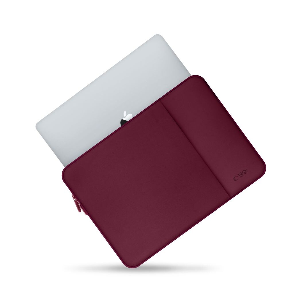 Tech-Protect Neopren 14" veske for bærbar PC - Burgundy