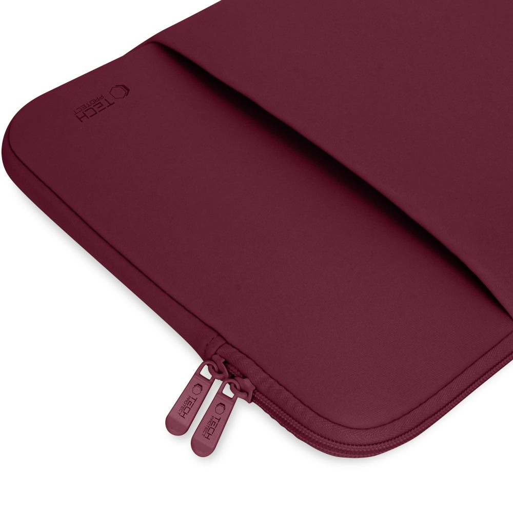 Tech-Protect Neopren 14" veske for bærbar PC - Burgundy