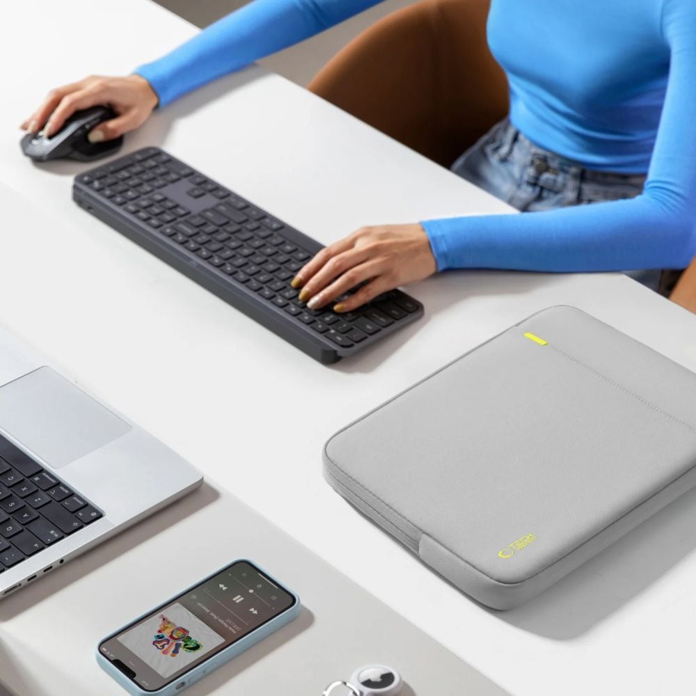 Tech-Protect Defender Laptop-veske 15-16" - grå